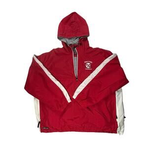 Whittier Cardinals Red and White 2XL Holloway Jacket | Pre Owned Varsity Jacket